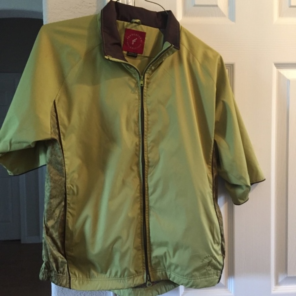 Forrester’s green Golf Rain wind Jacket M